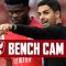 BENCH CAM | Arsenal vs Norwich (1-0) | Back to winning ways at Emirates Stadium