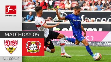 Wirtz inspires his team to win! | VfB – Leverkusen 1-3 | All Goals | Matchday 5 – Bundesliga 21/22