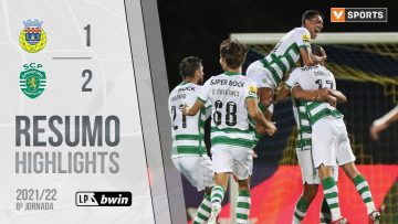 Highlights | Resumo: FC Arouca 1-2 Sporting (Liga 21/22 #8)