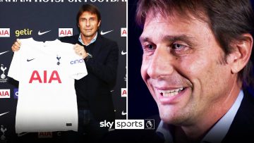 Antonio Contes first interview as Tottenham head coach!