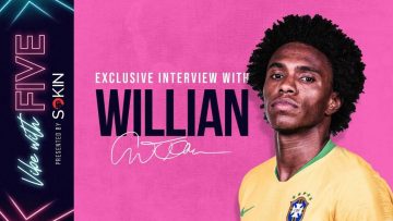 EXCLUSIVE Interview: Willian | What Happened At Arsenal? | Premier League Return? | Vibe With FIVE