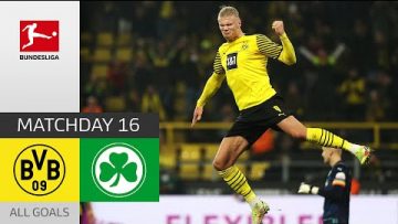 Haaland Again with a Brace! | Borussia Dortmund – Greuther Fürth 3-0 | All Goals | Matchday 16