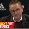 Ralf Rangnick | Managers Press Conference | Manchester United v Crystal Palace