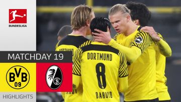 Borussia Dortmund – SC Freiburg 5-1 | Highlights | Matchday 19 – Bundesliga 2021/22