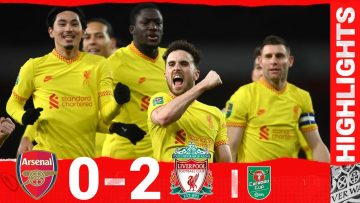 Highlights: Arsenal 0-2 Liverpool | Jotas double sends the Reds to Wembley
