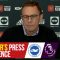 Managers Press Conference | Manchester United v Brighton & Hove Albion | Ralf Rangnick