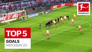 Top 5 Goals Matchday 22 – Lewandowski, Nkunku & More