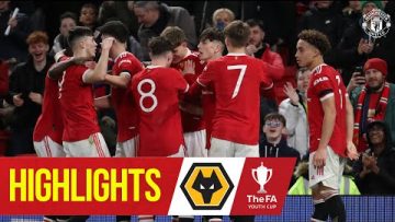 FA Youth Cup | Manchester United 3-0 Wolves | Highlights