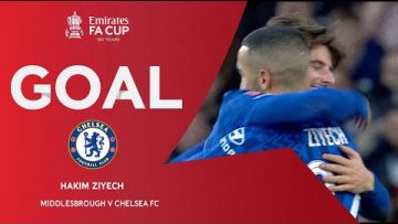 GOAL | Hakim Ziyech | Middlesbrough v Chelsea | Quarter-Finals | Emirates FA Cup