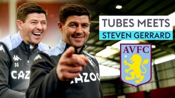 Klopps hugs are GOOD! 🤩 | Tubes Meets Aston Villa boss Steven Gerrard