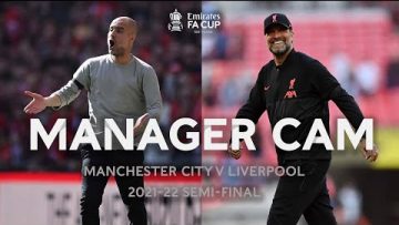 Pep Guardiola v Jürgen Klopp | MANAGER CAM | Manchester City v Liverpool | FA Cup Semi-final