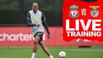 UEFA Champions League training session LIVE | Liverpool v Benfica