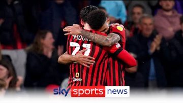 Bournemouth seal promotion back to Premier League with late win vs Nottingham Forest