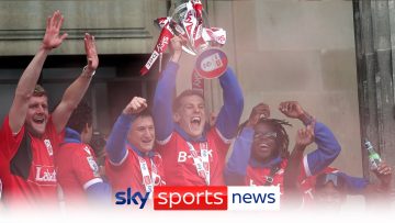 Celebrations continue for Nottingham Forest after the side earned promotion to the Premier League