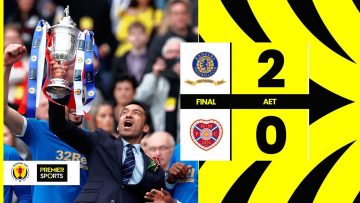 HIGHLIGHTS | Rangers 2-0 Hearts | van Bronckhorsts side end Scottish Cup wait with extra time win