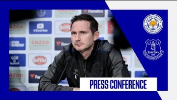 LEICESTER CITY V EVERTON | FRANK LAMPARD PRESS CONFERENCE | PREMIER LEAGUE MATCHDAY 34