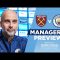 PEP GUARDIOLA EXPECTING ‘THE BEST WEST HAM’ | West Ham vs Man City | Managers preview