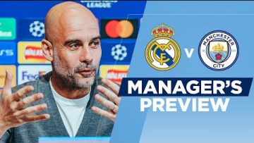 PEP GUARDIOLA: WE MUST LEARN FROM PREVIOUS SEMI-FINALS | Real Madrid vs Man City | UCL semi-final