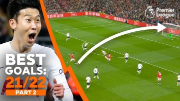 BEST Premier League goals of 2021/22 ft. Son Heung-min, Cristiano Ronaldo & more! | Part 2