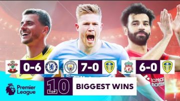 BIGGEST Premier League wins from 2021/22 ft. Chelsea, Man City & Liverpool