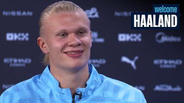 FIRST INTERVIEW WITH ERLING HAALAND | Man Citys first summer signing!