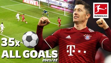 Robert Lewandowski – All 35 Bundesliga Goals in 2021/22