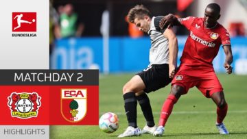 Bayer 04 Leverkusen – FC Augsburg 1-2 | Highlights | Matchday 2 – Bundesliga 2022/23