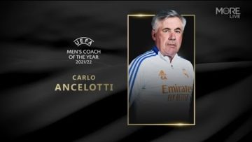 Carlo Ancelotti wins UEFA Mens Coach of the Year