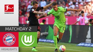 FC Bayern München – VfL Wolfsburg 2-0 | Highlights | Matchday 2 – Bundesliga 2022/23