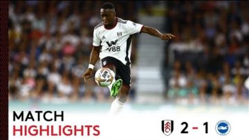 Fulham 2-1 Brighton | Premier League Highlights | Back To Winning Ways Under The Lights