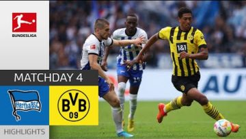 Hertha Berlin – Borussia Dortmund 0-1 | Highlights | Matchday 4 – Bundesliga 2022/23