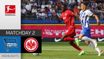 Hertha Berlin – Eintracht Frankfurt 1-1 | Highlights | Matchday 2 – Bundesliga 2022/23