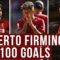 ROBERTO FIRMINO | All 100 goals for Liverpool… so far! | Great goals, iconic celebrations!
