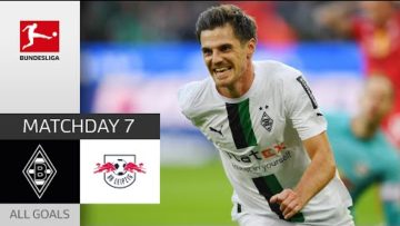 Clear Victory For Gladbach! | Borussia Mgladbach – RB Leipzig 3-0 | All Goals | Matchday 7