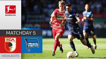 FC Augsburg – Hertha Berlin 0-2 | Highlights | Matchday 5 – Bundesliga 2022/23