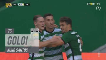Goal | Golo Nuno Santos: Sporting (4)-0 Portimonense (Liga 22/23 #6)