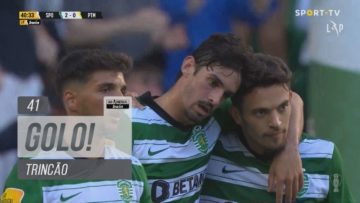 Goal | Golo Trincão: Sporting (2)-0 Portimonense (Liga 22/23 #6)