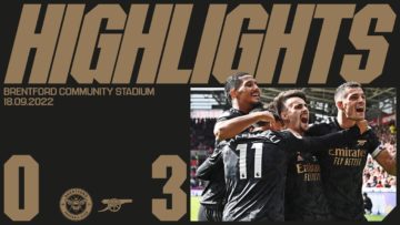 HIGHLIGHTS | Brentford vs Arsenal (0-3) | Saliba, Gabriel Jesus, Fabio Vieira