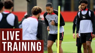 LIVE Champions League training | Liverpool vs Ajax