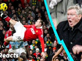 Premier League managers react to the BEST acrobatic goals
