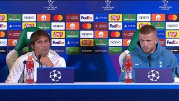 PRESS CONFERENCE: Antonio Conte and Eric Dier: Sporting v Tottenham
