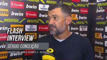 Sérgio Conceição: Tenho confiança total em todos os jogadores
