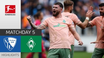VfL Bochum – Werder Bremen 0-2 | Highlights | Matchday 5 – Bundesliga 2022/23