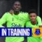 EVERTON IN TRAINING: BLUES PREPARE FOR SPURS AWAY IN NEW TRAINING KIT