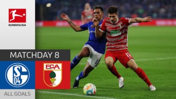 FCA Win With 10 Men! | FC Schalke 04 – FC Augsburg 2-3 | All Goals | Matchday 8 – Bundesliga 2022/23
