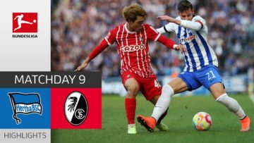 Hertha Berlin – SC Freiburg 2-2 | Highlights | Matchday 9 – Bundesliga 2022/23