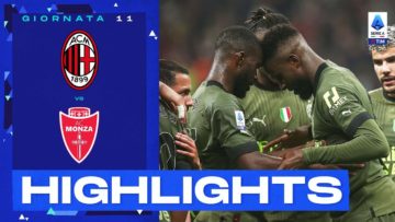 Milan-Monza 4-1 | I Rossoneri travolgono il Monza: Gol & Highlights | Serie A TIM 2022/23