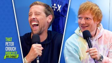 Peter Crouch & Ed Sheeran Discuss Crouchfest, Jay-Z AND England’s World Cup 2022 Chances!