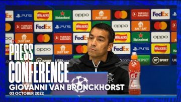 PRESS CONFERENCE | Giovanni van Bronckhorst | 03 Oct 2022