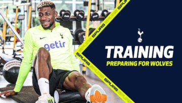 Spurs players prepare for Wolves clash | TRAINING